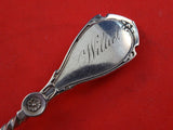Medallion with Twist by Wood & Hughes Sterling Silver Teaspoon 5 3/4" Willie