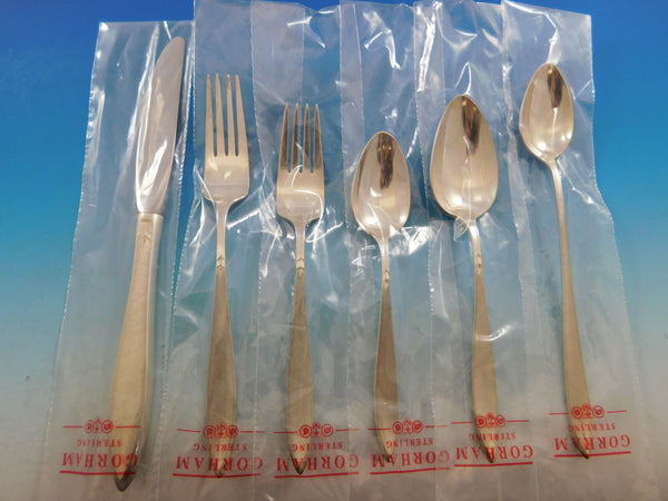 Gossamer by Gorham Sterling Silver Flatware Set for 8 Service 55 pieces New