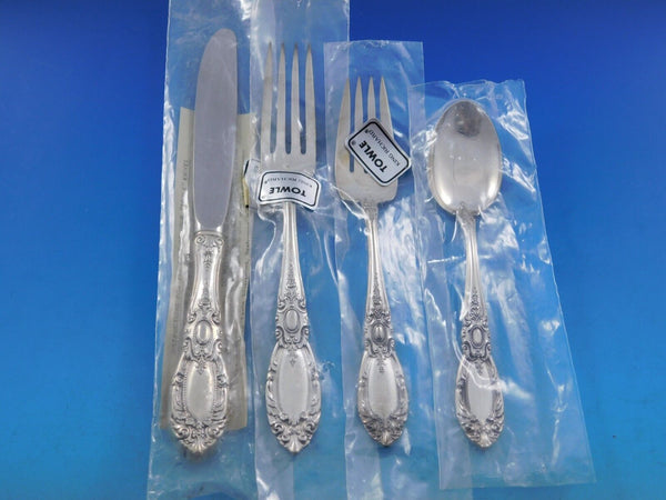 King Richard by Towle Sterling Silver Flatware Set for 6 Service 24 pieces New