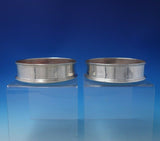 Beaded by LB Limited of London Sterling Silver Coaster Pair with Maple (#4994)