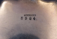 Bridal Rose by Whiting Sterling Silver Fruit Bowl #5984 Large Roses (#7710)