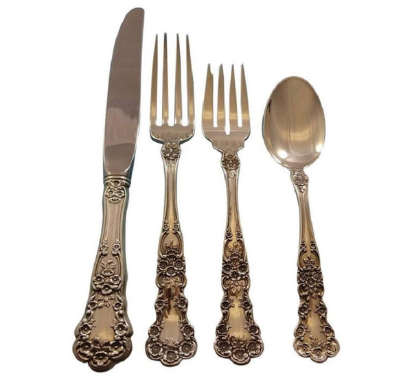 Buttercup by Gorham Sterling Silver Flatware Set For 12 Service 48 Pieces