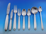 Madeleine by Peter Hertz Danish Sterling Silver Flatware Set for 8 Service 72 pc