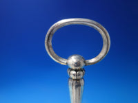 Beaded by Georg Jensen Sterling Silver Condiment Caddy Gold washed #134 (#6134)