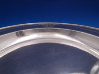 Lebolt Sterling Silver Hors D' Oeuvres Platter w/Bright-Cut Flowers #926 (#8186)