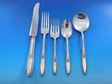 Lady Washington Associated Silver Silverplate Flatware Set Service 68 pcs