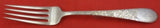 Colonial Engraved by Gorham Sterling Silver Dinner Fork 7 3/4" Flatware Heirloom