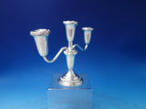 Empire Sterling Silver Pair Candelabra 3-Light #375 7 1/2" x 10 1/2" (#6226)