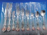 Burgundy by Reed and Barton Sterling Silver Flatware Set Service 123 pieces New