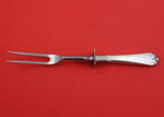 Lotus by Watson-Wallace Sterling Silver Steak Carving Fork HH WS 8 5/8" Heirloom