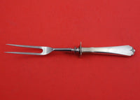 Lotus by Watson-Wallace Sterling Silver Steak Carving Fork HH WS 8 5/8" Heirloom