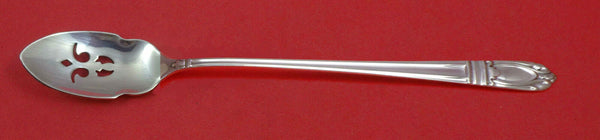 Sonja By International Sterling Silver Olive Spoon Pierced Long 7 3/8" Custom