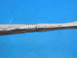 Greek Handle by Tiffany & Co. Sterling Silver Melon Fork 6" w/Raised Leaves