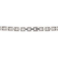 14k White Gold 2.20 Carat TW Genuine Natural Diamond Tennis Bracelet (#J7038)