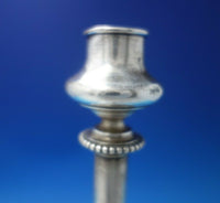 Bead by Shiebler Sterling Silver Candlestick Pair #1172 9 1/2" x 4 1/2" (#5585)
