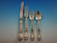 Les Cinq Fleurs by Reed and Barton Sterling Silver Flatware Set Service 60 pcs
