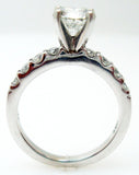 14k 1.14ct Round Genuine Natural Diamond Engagement Ring w/ GSI Report (#J2927)