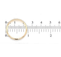 14k White and Yellow Gold Men's Wedding Band Size 10.75 Ring (#J6644)