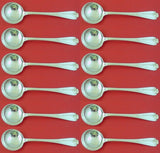 Flemish by Tiffany & Co. Sterling Silver Bouillon Soup Spoon Set of 12pcs 5 3/8"