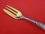 Vine By Tiffany Sterling Silver Caviar Fork Gold washed w/ Gourds Motif 6"