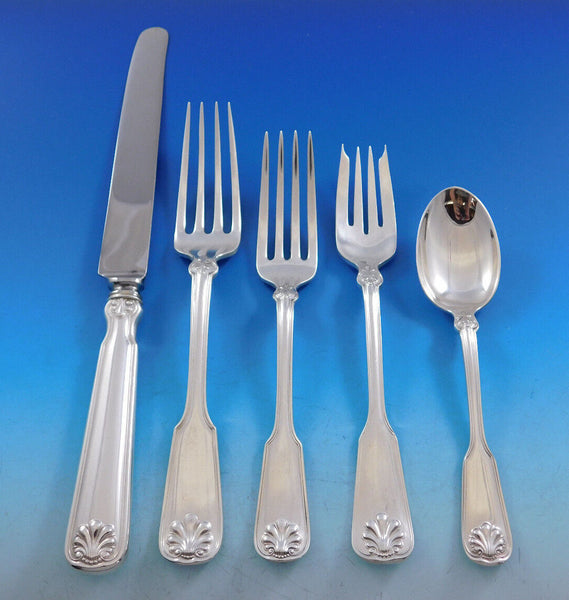 Shell and Thread by Tiffany Sterling Silver Flatware Set 12 Service 63 pc Dinner