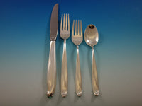 Silver Sculpture by Reed and Barton Sterling Silver Flatware Set Service 77 pcs