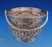 Repousse by James R. Armiger Sterling Silver Nut Bowl with Swinging Arm (#8250)