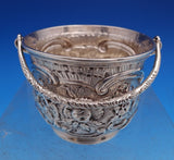 Repousse by James R. Armiger Sterling Silver Nut Bowl with Swinging Arm (#8250)