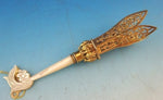 Gilt Bronze Tussie Mussie Posey Posy Holder with Six Petal Pierced Cup (#J1280)