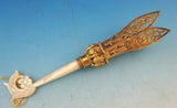 Gilt Bronze Tussie Mussie Posey Posy Holder with Six Petal Pierced Cup (#J1280)