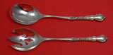 Du Barry by International Sterling Silver Salad Serving Set Pierced Custom 2pc