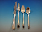 Silver Flutes by Towle Sterling Silver Flatware Set for 12 Service 48 Pcs