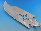 Arabesque by Whiting Sterling Silver Fish Serving Set Brite Cut Pierced 12 3/4"