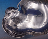 Art Nouveau by Unknown Sterling Silver Business Card Tray Woman in Pond (#7269)