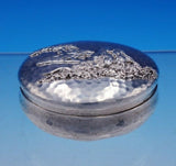 Applied Metals by Gorham Sterling Silver Powder Jar #370 Hand Hammered (#3359)