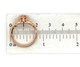 14k Rose Gold 1.37 Carat Genuine Natural Oregon Sunstone Ring 7.75 (#J7554)