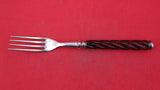 Tonga by Alain Saint Joanis Silver Plate Dinner Fork w/redwood new never used 8"