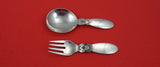 Cactus by Georg Jensen Sterling Silver Baby Set 2-pc 3 3/4"