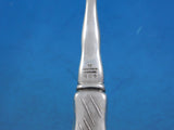 Lap Over Acid Etched by Tiffany Sterling Silver Fruit Fork HHAS Maple Leaves 7"