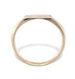 10k Yellow Gold Signet Ring with Initials "TAB" Size 3.75 Jewelry (#J7399)