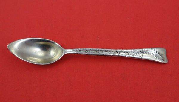 Lap Over Edge Acid Etched by Tiffany & Co Sterling Grapefruit Spoon GW 6" lily
