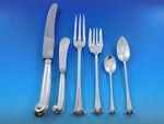 English Onslow by Worcester Sterling Silver Dinner Flatware Set Service 59 pcs