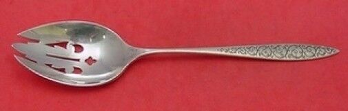 Spanish Lace by Wallace Sterling Silver Pierced Serving Spoon Original 8 1/2"