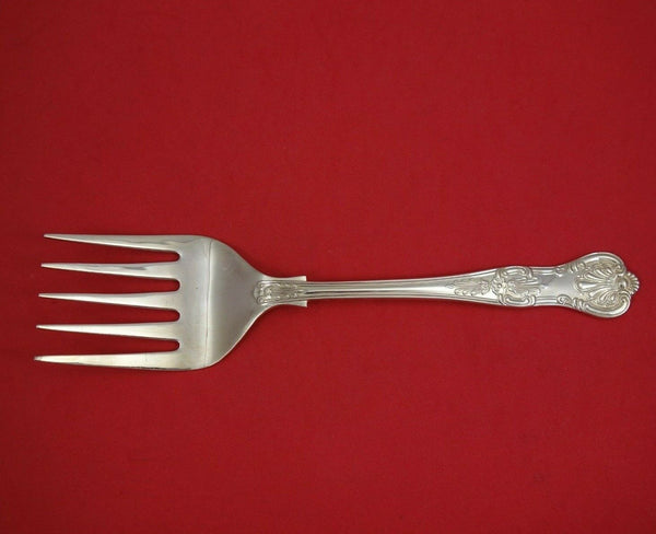 Queens by William Turner English Sterling Silver Cold Meat Fork 5-Tine 8 3/4"