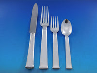 Sequoia by Ercuis Sterling Silver Flatware Set 12 Dinner Service 87 pcs French