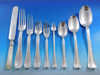 Lap Over Edge Plain by Tiffany & Co. Sterling Silver Flatware Set Service 108 pc