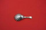 English Estate Sterling Silver Tea Caddy Spoon shell bowl Sheffield  3 3/8"