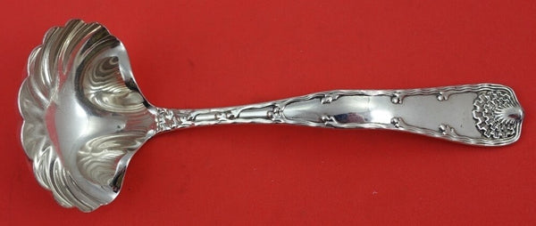 Wave Edge by Tiffany and Co Sterling Silver Gravy Ladle with Shell Bowl 7 1/4"