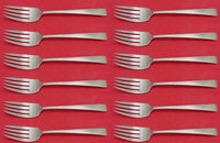 Craftsman by Towle Sterling Silver Salad Fork Set 12 pieces 6 1/2"