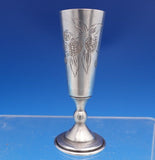 Russian .875 Silver Cordial Cup GW Interior Bright-Cut with Strawberries (#8172)